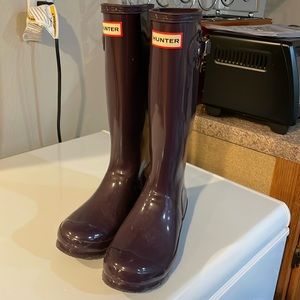 Excellent condition girl Hunter boot